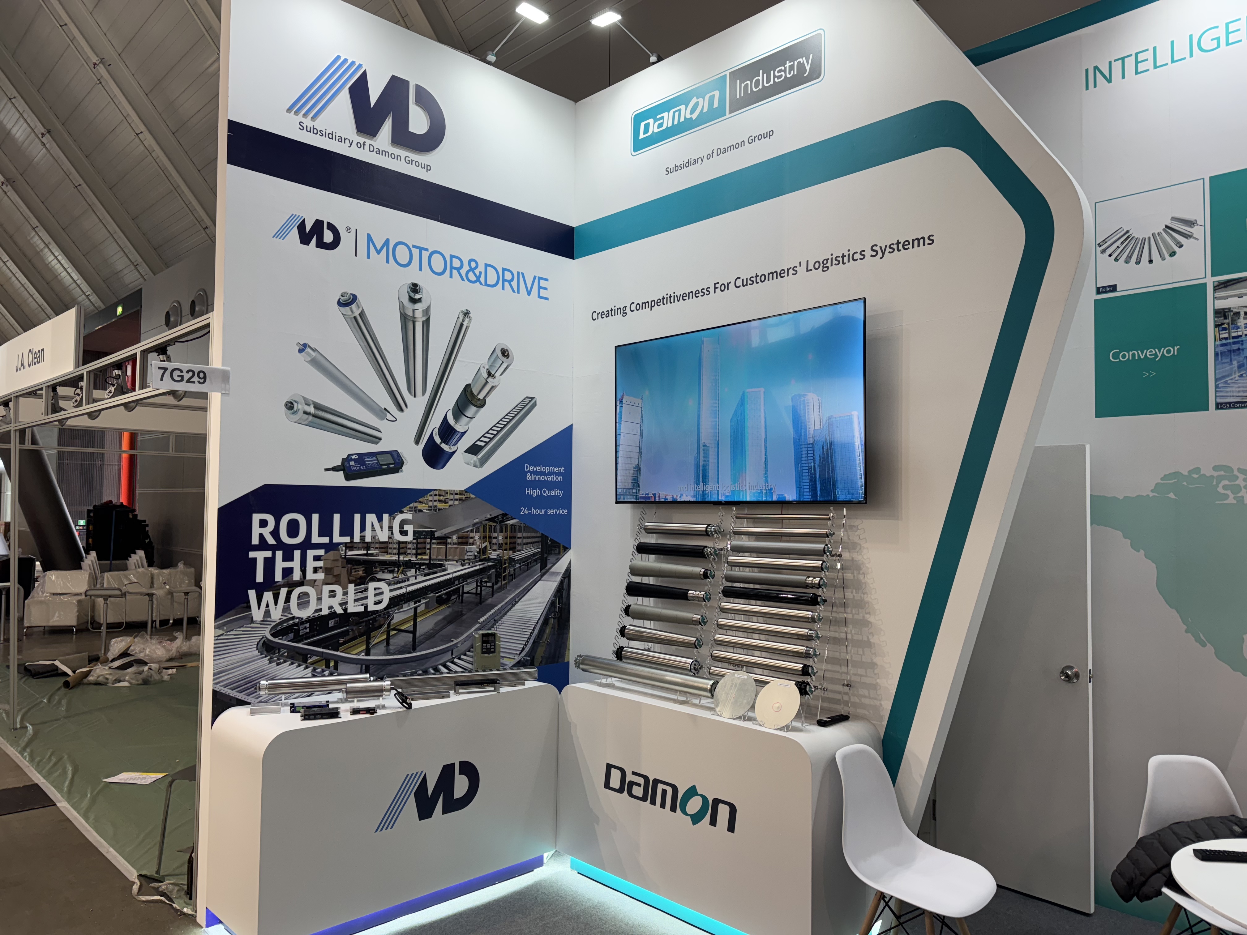M&D brilla alla mostra della logistica internazionale e prodotti innovativi attirano l'attenzione